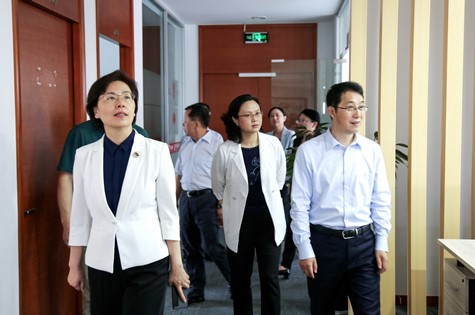 江蘇省委網(wǎng)信辦、省委宣傳部領(lǐng)導赴蘇化科技園調(diào)研重點企業(yè)