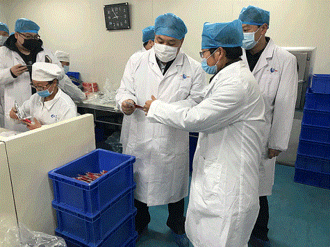 方舟制藥一線員工堅守崗位 防疫情，保生產