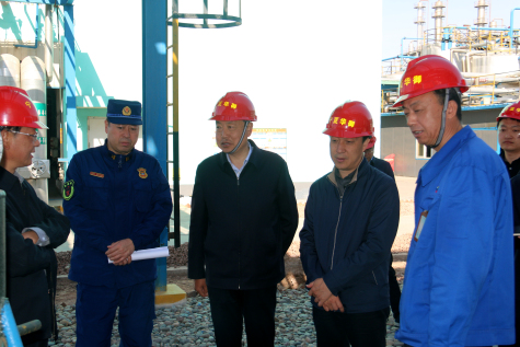 中衛(wèi)市市長李曉波到寧夏華御調研安全生產工作