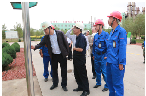 國(guó)務(wù)院安委辦來(lái)寧夏華御督導(dǎo)安全生產(chǎn)工作